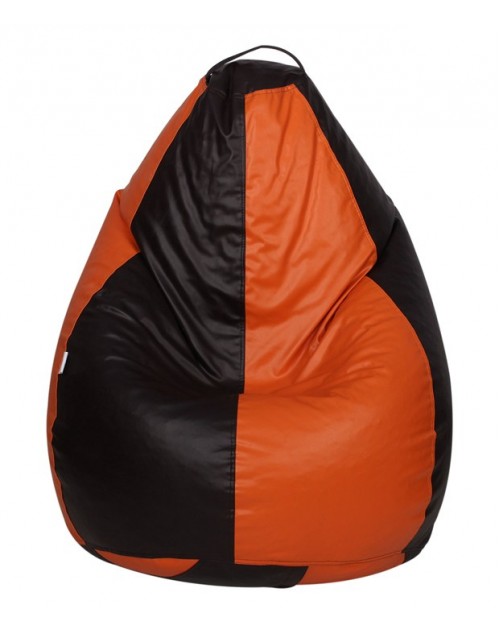 3XL Black/ Orange Nudge Classic Bean Bag